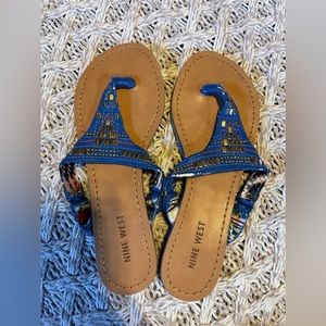 Women’s Nine West sandals.